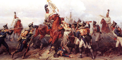 The heroism of the Life-Guard Horse regiment in the battle of Austerlitz in 1805
