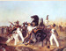 The capturing of the French 4th line regiment’s standard by the Life-Guard Horse regiment in the battle of Austerlitz 1805