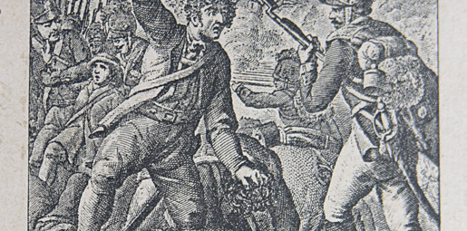 Speckbacher im Kampf bei Melek am 16. Oktober 1809