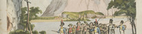 Ein Transport Tyroler Gefangener am Chiem See