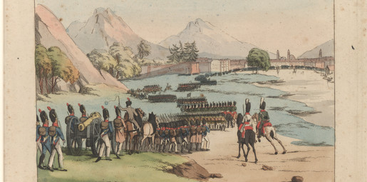 ENDE DER TYROLER UNRUHEN durch den siegreichen Einzug der Königl. Bayerischen Truppen in Innsbruck