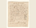 Handschreiben an den Geistlichen Johann Hofer in Stuls
